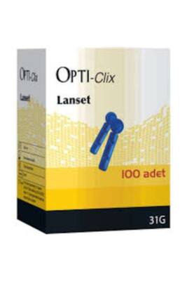 1 Kutu Strip (50 Adet) + 1 Kutu (100 Adet) Opti-clix Parmak - 2