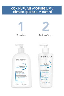 Atoderm Intensive Gel-Cream Çok Kuru Atopi Eğilimli Cilt Yatıştırıcı Jel Krem Niasinamid 500 ml - 8