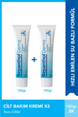 Cilt Bakım Kremi 100 gr 2li Paket L Tüm Cilt Tiplerine Uygun, - El ve Günlük Yüz Bakım, Vücut Bakım - Bepanthol