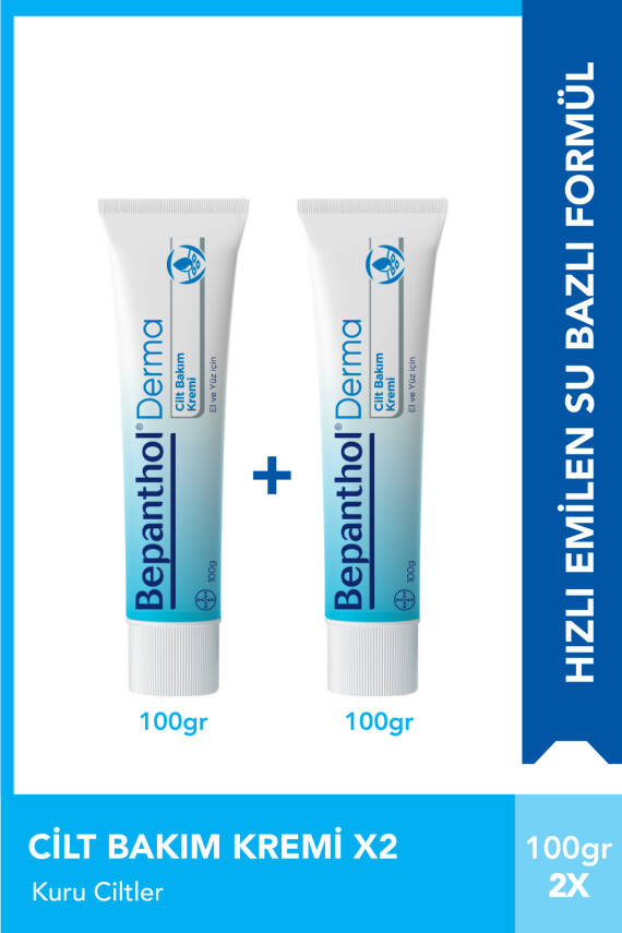 Cilt Bakım Kremi 100 gr 2li Paket L Tüm Cilt Tiplerine Uygun, - El ve Günlük Yüz Bakım, Vücut Bakım - 1