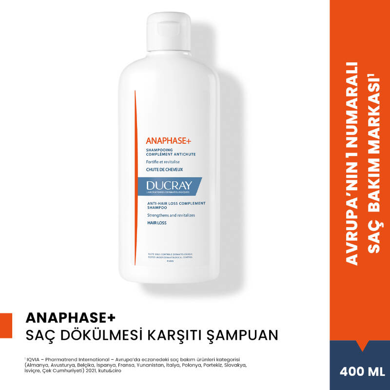 Ducray Anaphase Cream Shampoo Saç Dökülmesi Karşıtı Şampuan 400 ml - 2