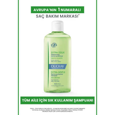Ducray Extra Gentle Sık Kullanım Şampuanı 400 ml - 3