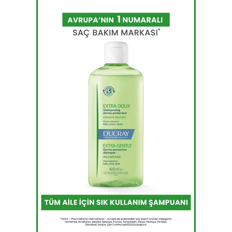 Ducray Extra Gentle Sık Kullanım Şampuanı 400 ml - 3