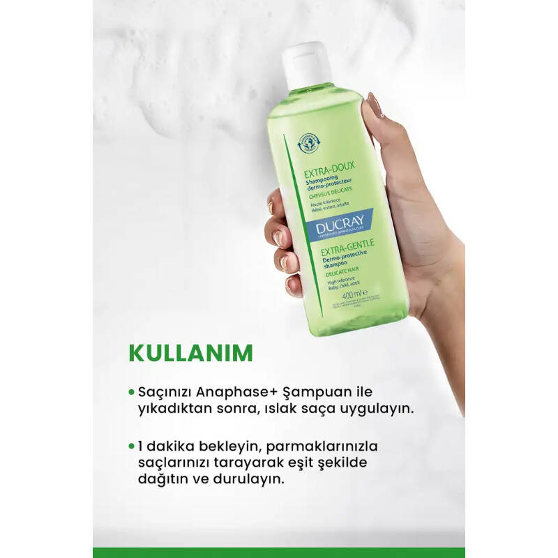Ducray Extra Gentle Sık Kullanım Şampuanı 400 ml - 2