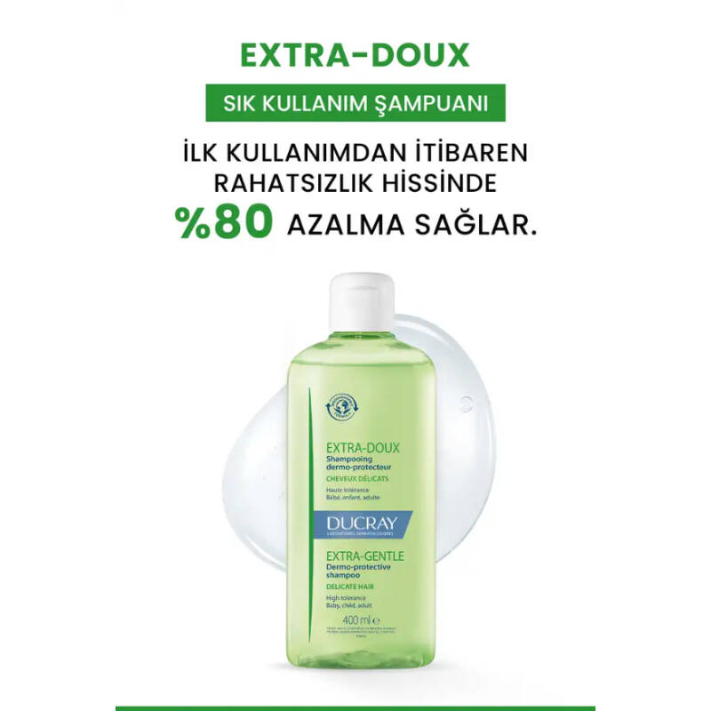 Ducray Extra Gentle Sık Kullanım Şampuanı 400 ml - 4