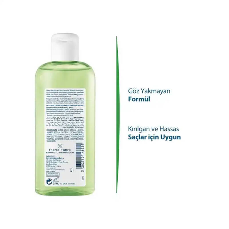 Ducray Extra Gentle Sık Kullanım Şampuanı 400 ml - 7