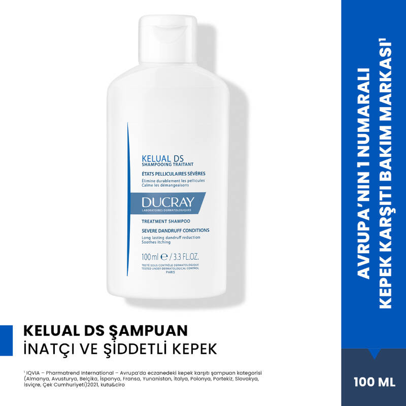 Ducray Kelual DS İnatçı Kepek Karşıtı Şampuan 100 ml - 2