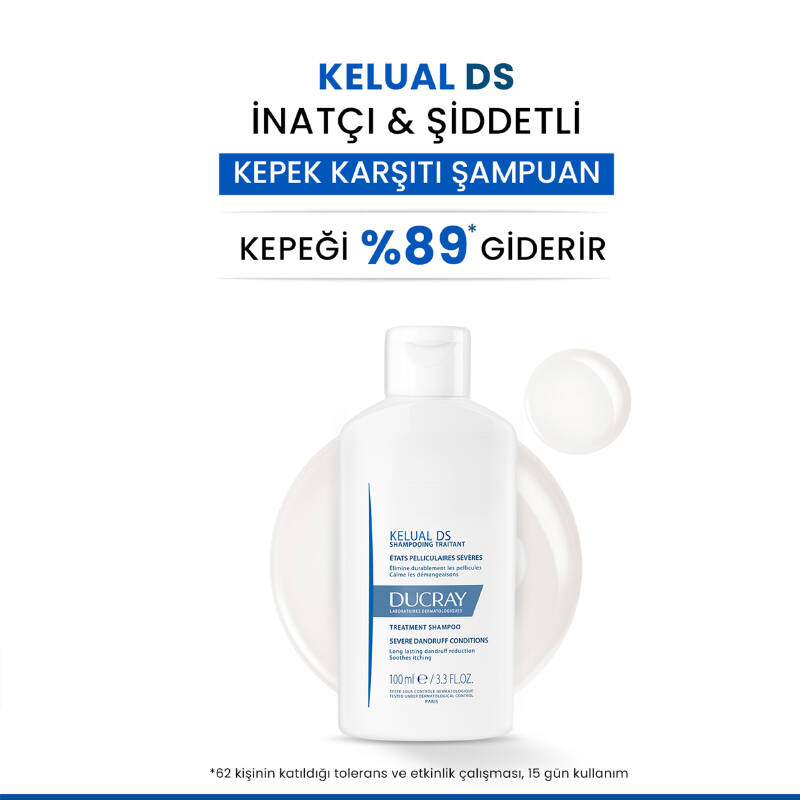 Ducray Kelual DS İnatçı Kepek Karşıtı Şampuan 100 ml - 3