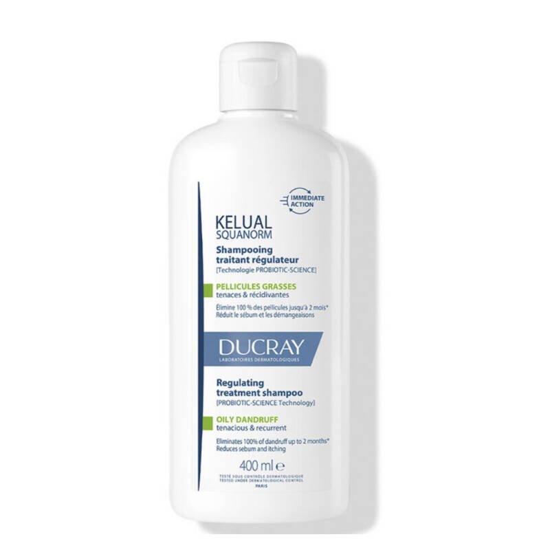 Ducray Kelual Squanorm Normal ve Yağlı Saçlar için Kepek Karşıtı Şampuan 400 ml - 1