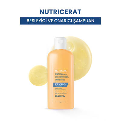 Ducray Nutricerat Besleyici ve Onarıcı Çok Kuru Kırılgan ve Zarar Görmüş Saçlar İçin Şampuan 200 ml - 2