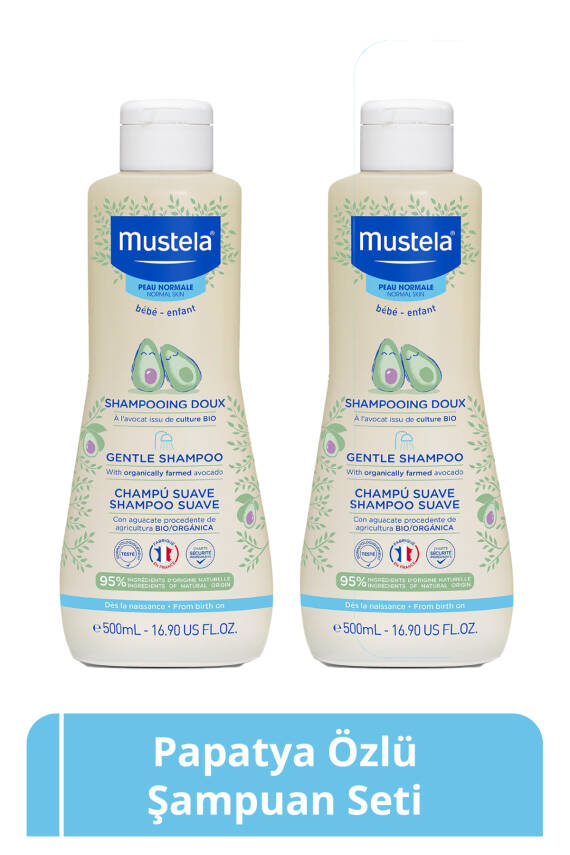 Gentle Shampoo Papatya Özlü Bebek Şampuanı 500 ml 2 ADET - 1
