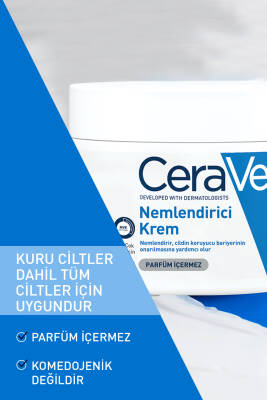 Kuru Ciltler için Seramid & Hyalüronik Asit İçeren Nemlendirici Yüz ve Vücut Kremi 340gr - 5