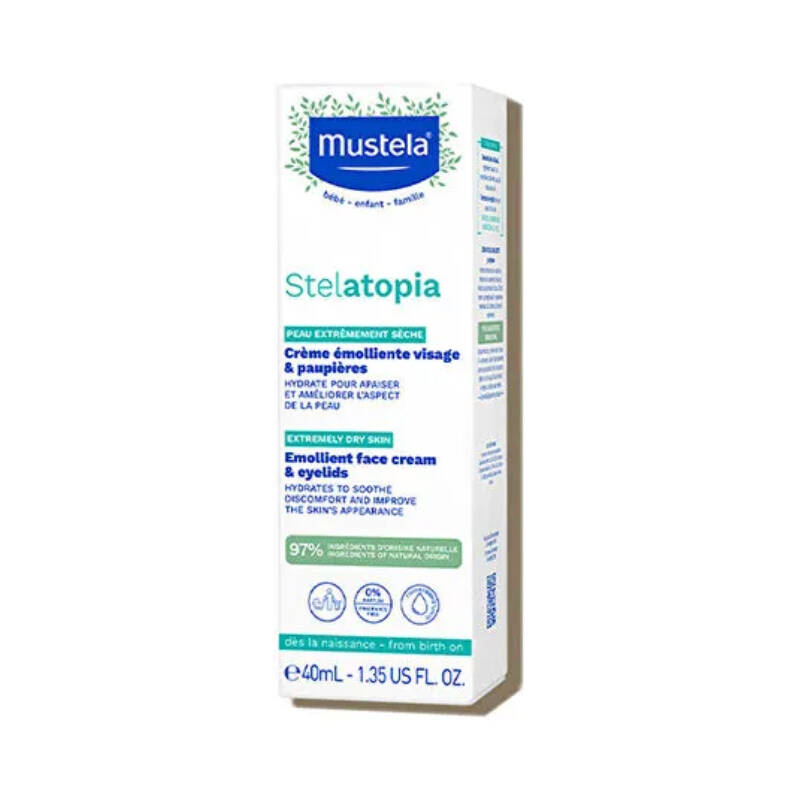 Mustela Stelatopia Emollient Face Cream Yüz Kremi 40 ml - 1