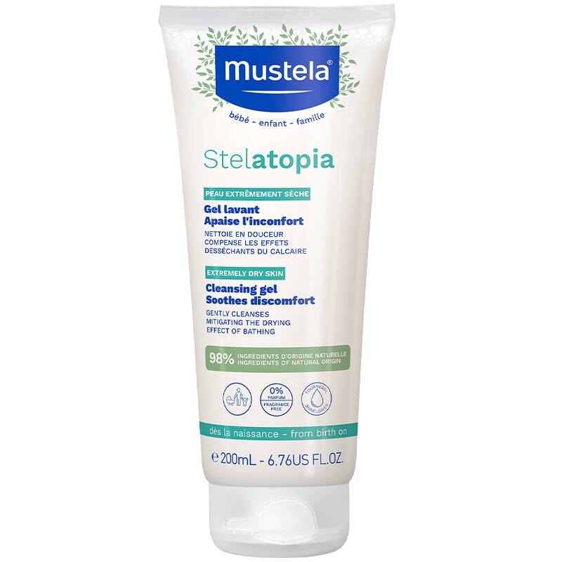 Mustela Stelatopia Gel Lavant Cleansing Gel - Atopik Cilt Temizleyici Jel 200ml - 1