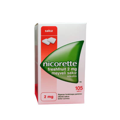 Nicorette Freshfruit 2 mg 105 Adet Meyveli Nikotin Sakızı - 2