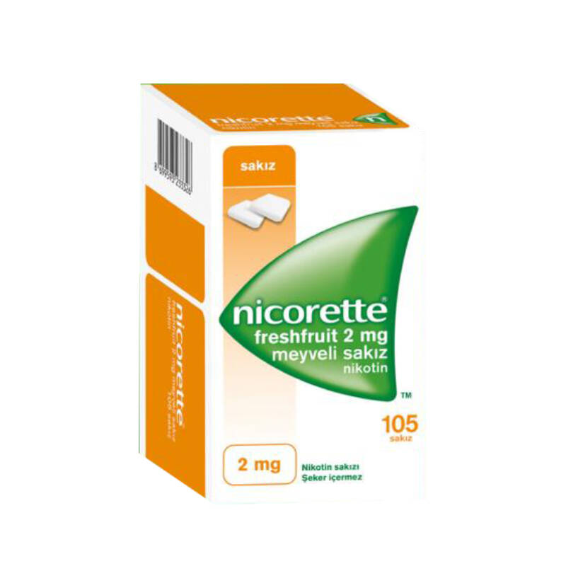 Nicorette Freshfruit 2 mg 105 Adet Meyveli Nikotin Sakızı - 1