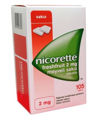 Nicorette Freshfruit 2 mg 105 Adet Meyveli Nikotin Sakızı - 3