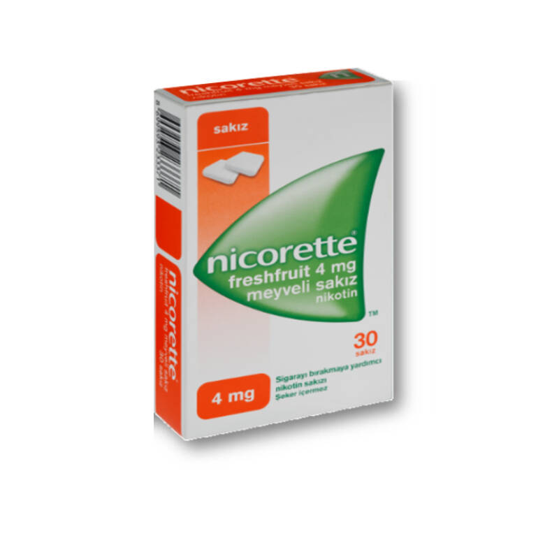Nicorette Freshfruit 4 mg Meyveli Sakız 30 Adet - 2