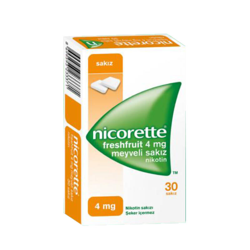 Nicorette Freshfruit 4 mg Meyveli Sakız 30 Adet - 1