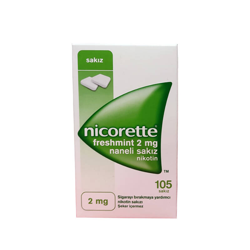 Nicorette Freshmint 2 mg 105 Adet Naneli Nikotin Sakızı - 2