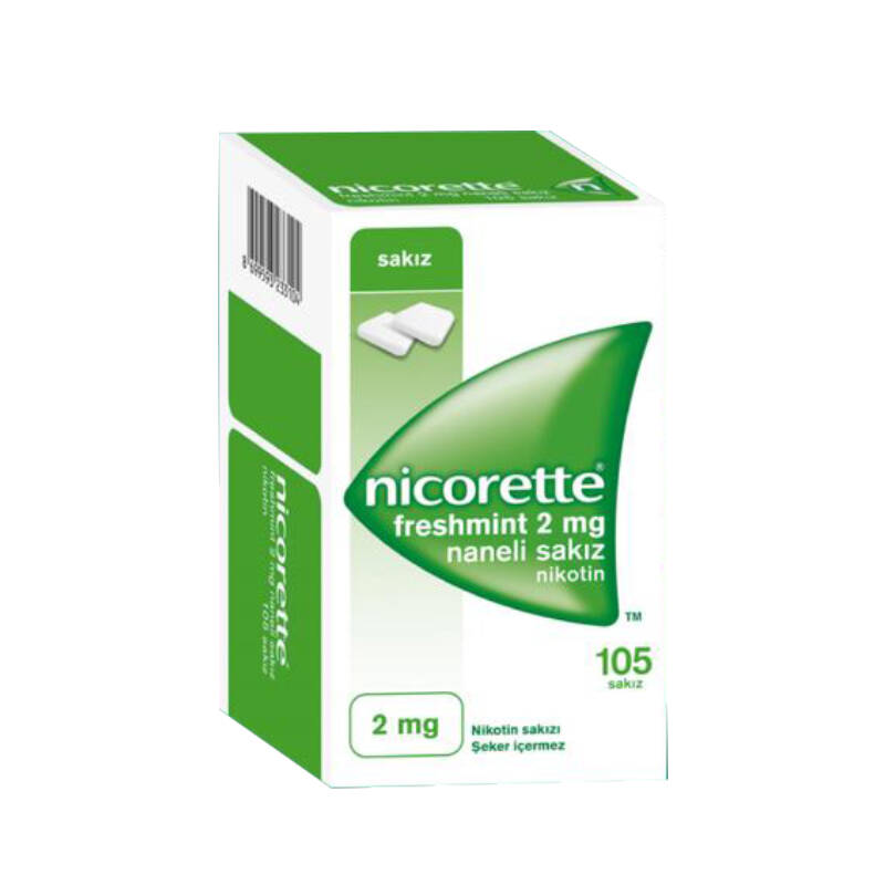 Nicorette Freshmint 2 mg 105 Adet Naneli Nikotin Sakızı - 1