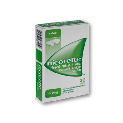 Nicorette Freshmint 4 mg Naneli Sakız 30 Adet - 2