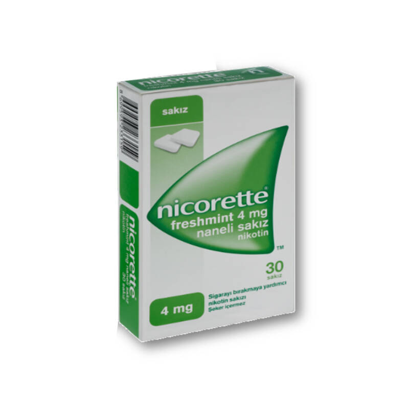 Nicorette Freshmint 4 mg Naneli Sakız 30 Adet - 2