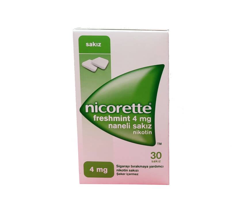 Nicorette Freshmint 4 mg Naneli Sakız 30 Adet - 3
