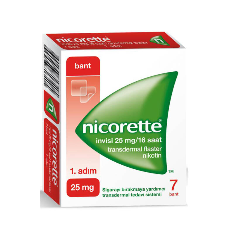 Nicorette Invisi 1. Adım 25 mg Nikotin Bandı - 1