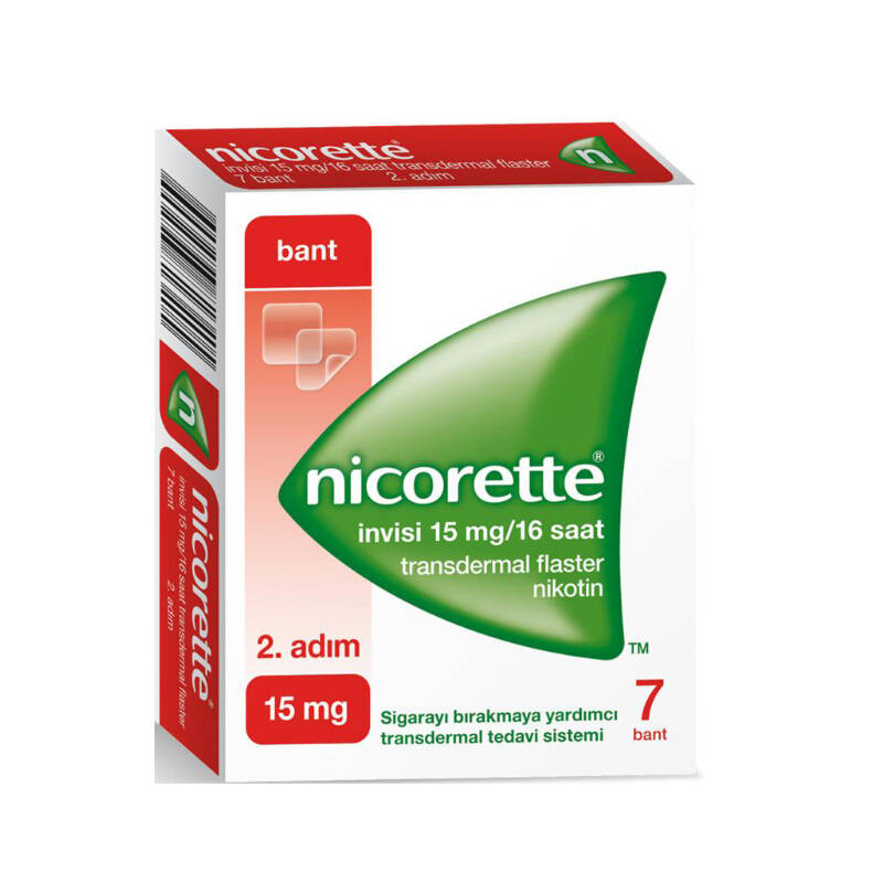 Nicorette Invisi 2. Adım 15 mg Nikotin Bandı - 1