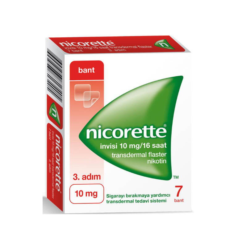 Nicorette Invisi 3. Adım 10 mg Nikotin Bandı - 1