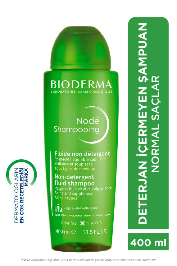 Node Fluid Shampoo Deterjan İçermeyen Saç Bakım Şampuanı 400 ml - 1
