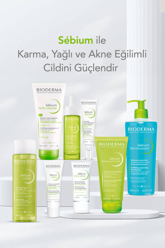 Sebium Kerato Karşıtı Bakım Kremi 30ml & Yüz Vücut Temizleme Jeli 500ml - 6