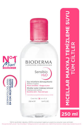 Sensibio H2O Hassas ve Normal Ciltler için Micellar Makyaj Temizleme Suyu 250 ml - Bioderma