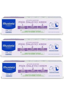 Vitamin Barrier 1-2-3 Pişik Kremi 100 ml 3 ADET - Mustela