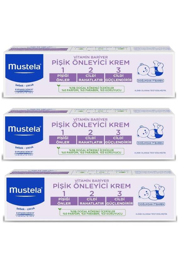 Vitamin Barrier 1-2-3 Pişik Kremi 100 ml 3 ADET - 1