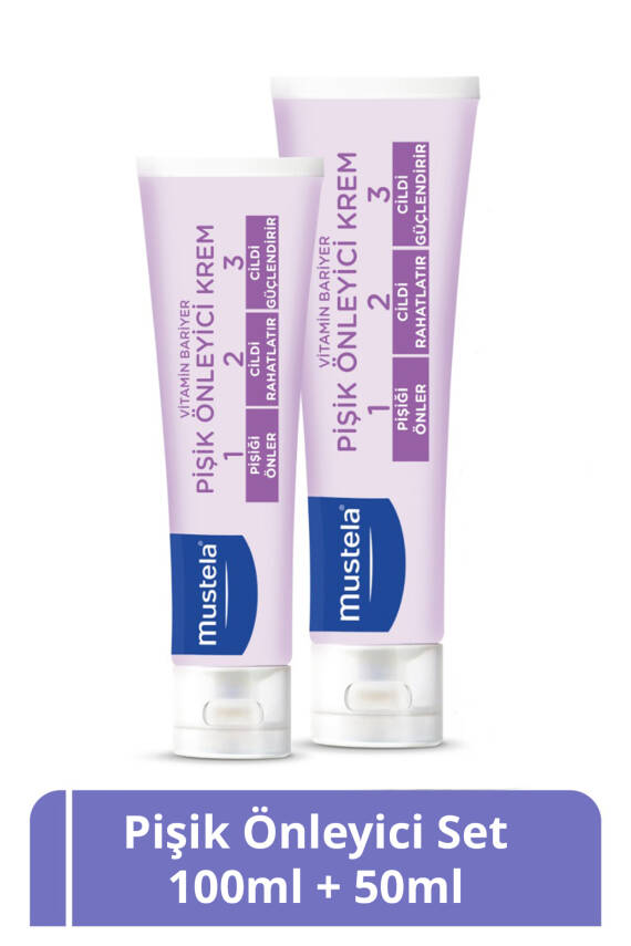 Vitamin Barrier Cream 1.2.3 Pişik Kremi 100 ml 50 ml Set - 1